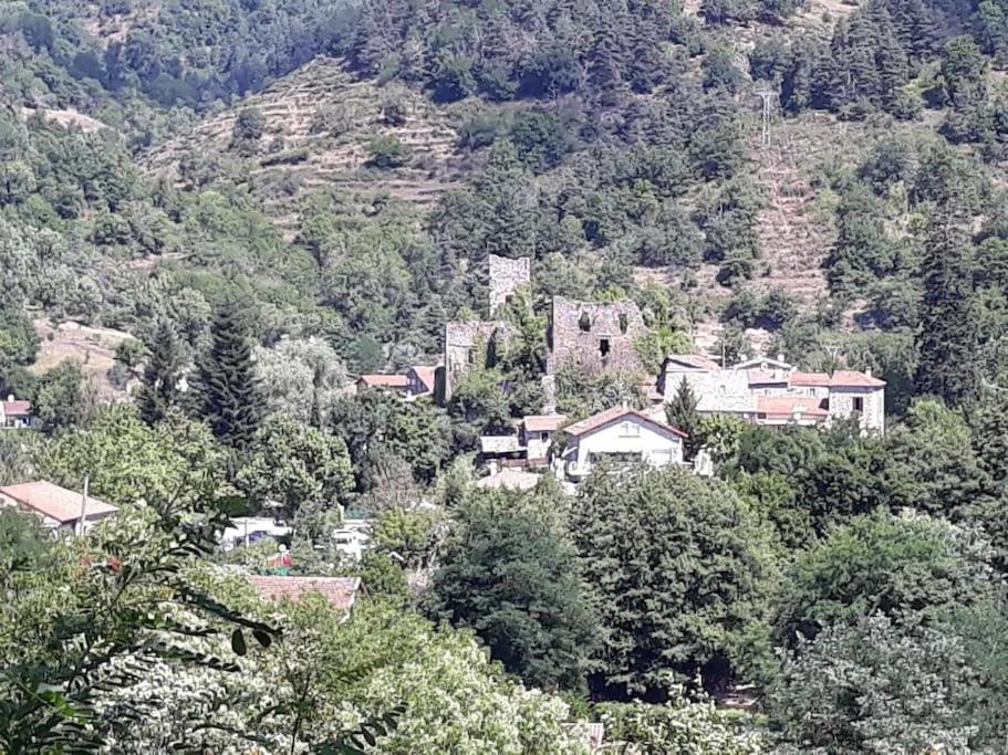 Gite Le Rocher Du Chateau De Retourtour Lamastre Eksteriør billede