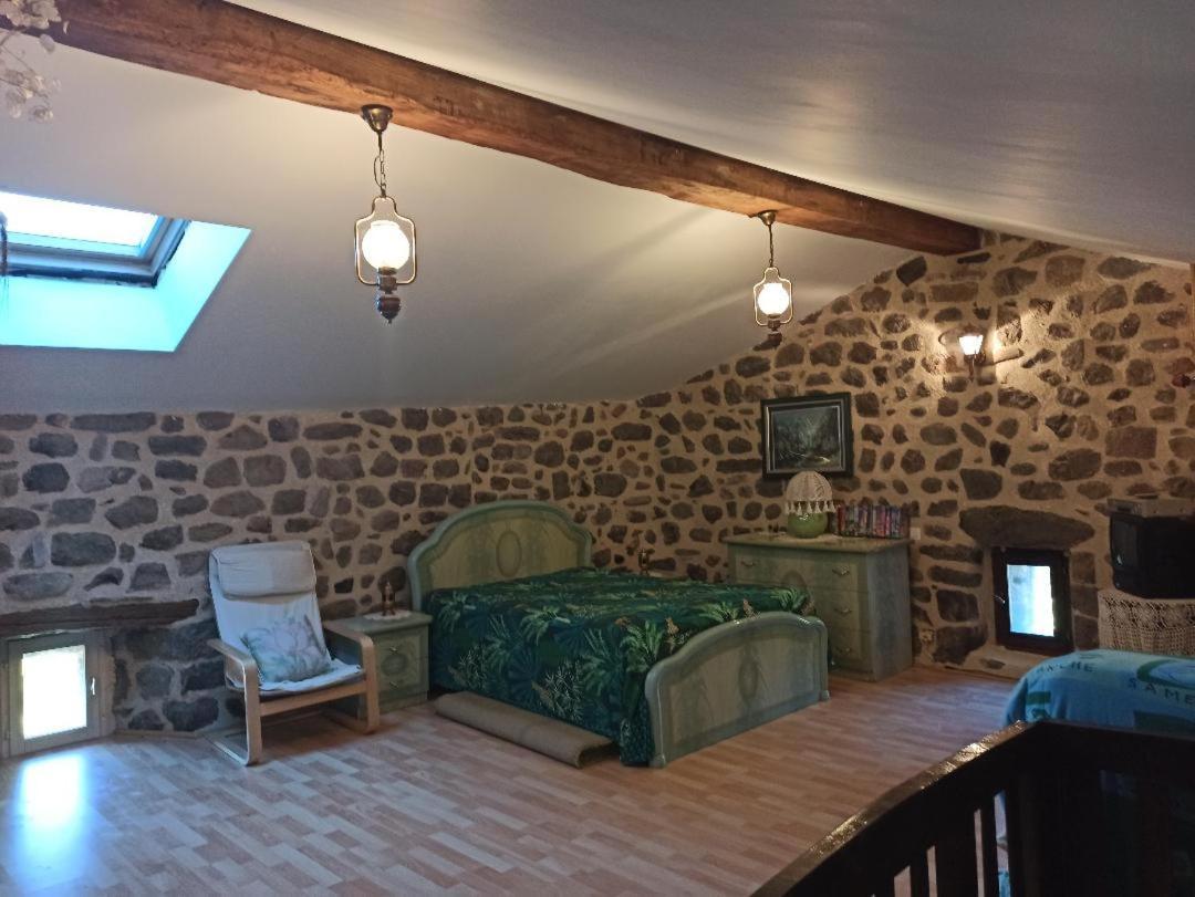 Gite Le Rocher Du Chateau De Retourtour Lamastre Eksteriør billede