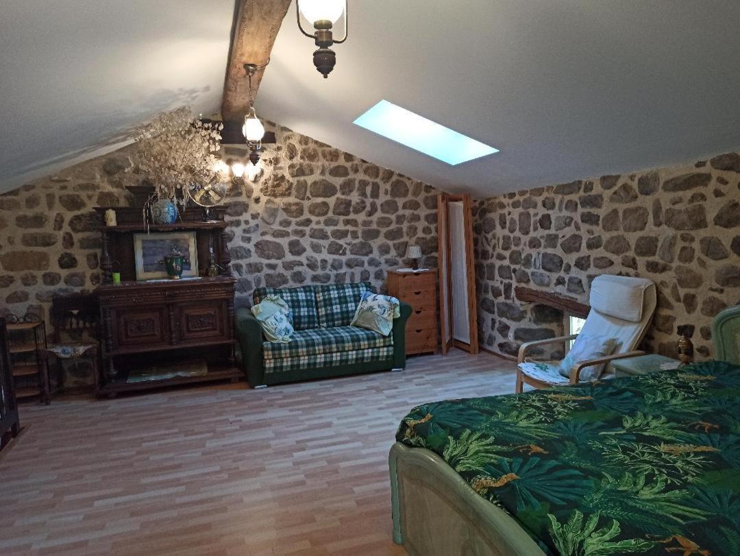 Gite Le Rocher Du Chateau De Retourtour Lamastre Eksteriør billede
